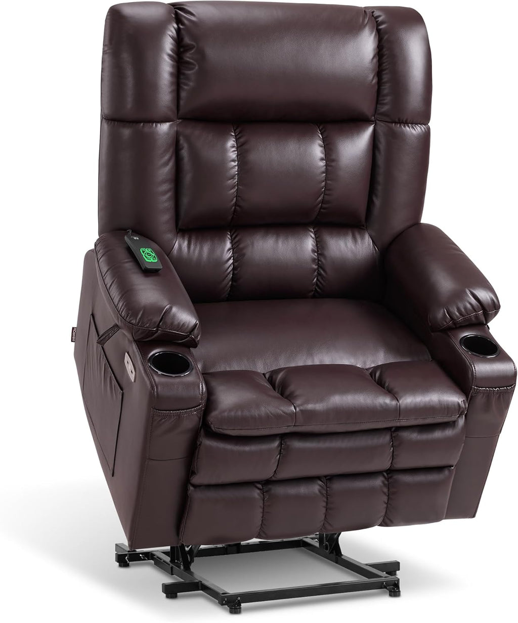 MCombo Dual Motor Power Lift Recliner Chair for Elderly with Heat Massage USB