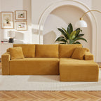 HANXIN Cloud Sectional Sofa L Shape Chaise Deep Seat Modular Living Room Couch