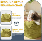 MAXYOYO Bean Bag Chair Floor Sofa with Handle and Pocket for Adults and Kids