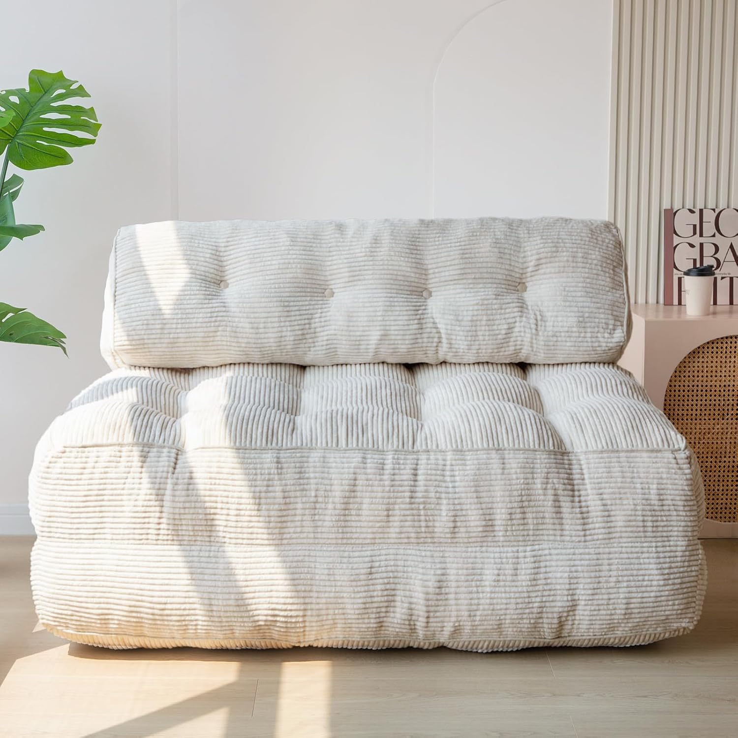 MAXYOYO Folding Sofa Bed Convertible Sleeper Chair with Pillow