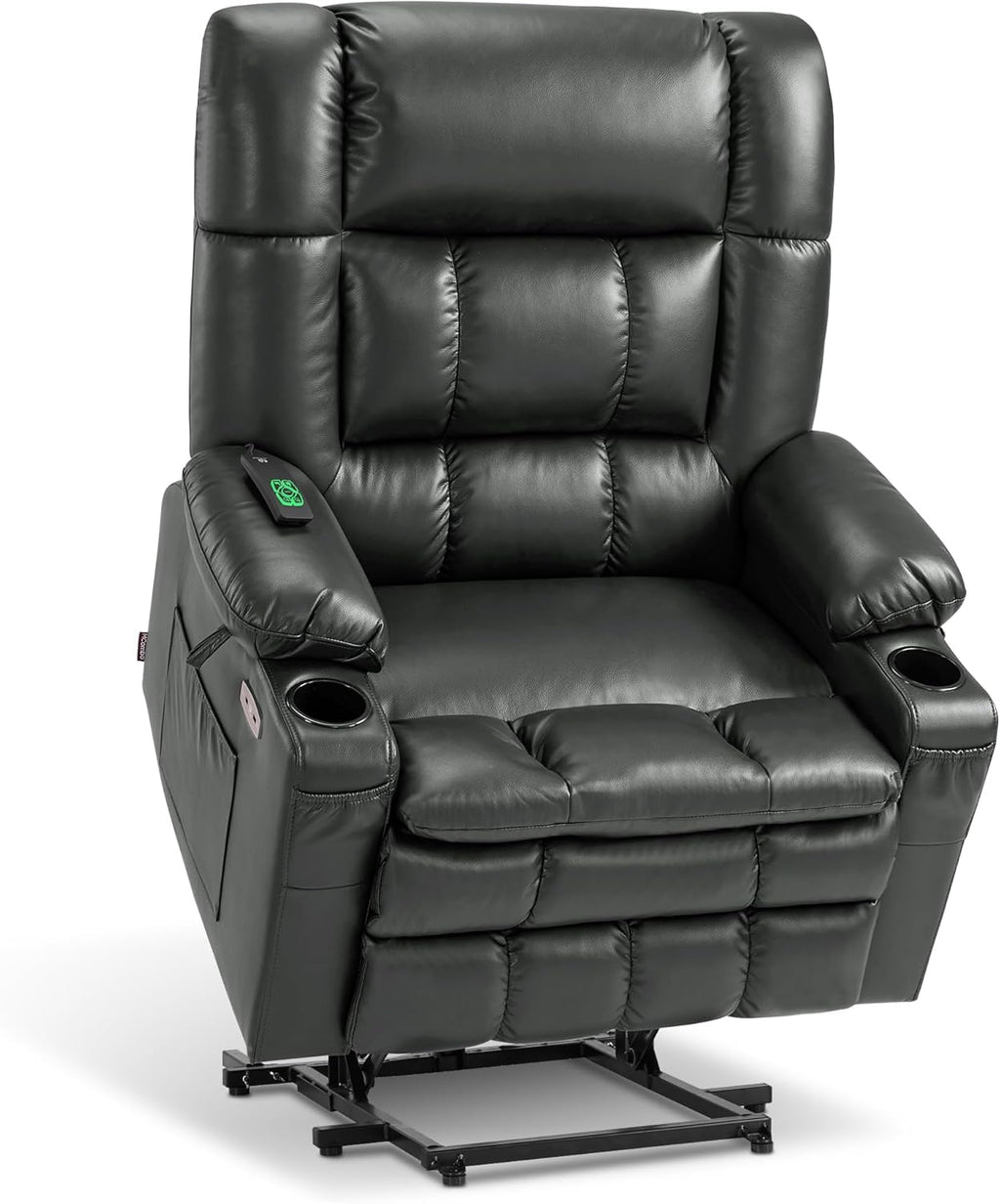MCombo Dual Motor Power Lift Recliner Chair for Elderly with Heat Massage USB