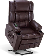 MCombo Dual Motor Power Lift Recliner Chair for Elderly with Heat Massage USB