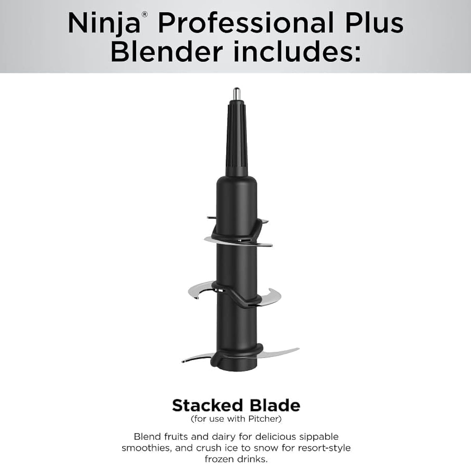 Ninja Blender 1400W High Power Smoothie Maker with 72oz Pitcher Dark Grey
