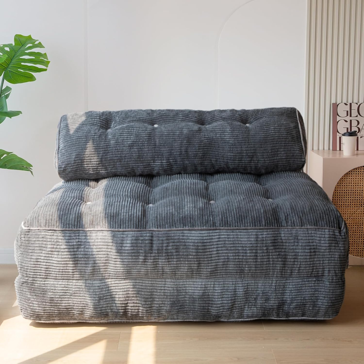 MAXYOYO Folding Sofa Bed Convertible Sleeper Chair with Pillow