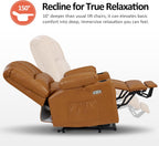 MCombo Power Lift Recliner Chair for Elderly with Heat Massage USB Cup Holders