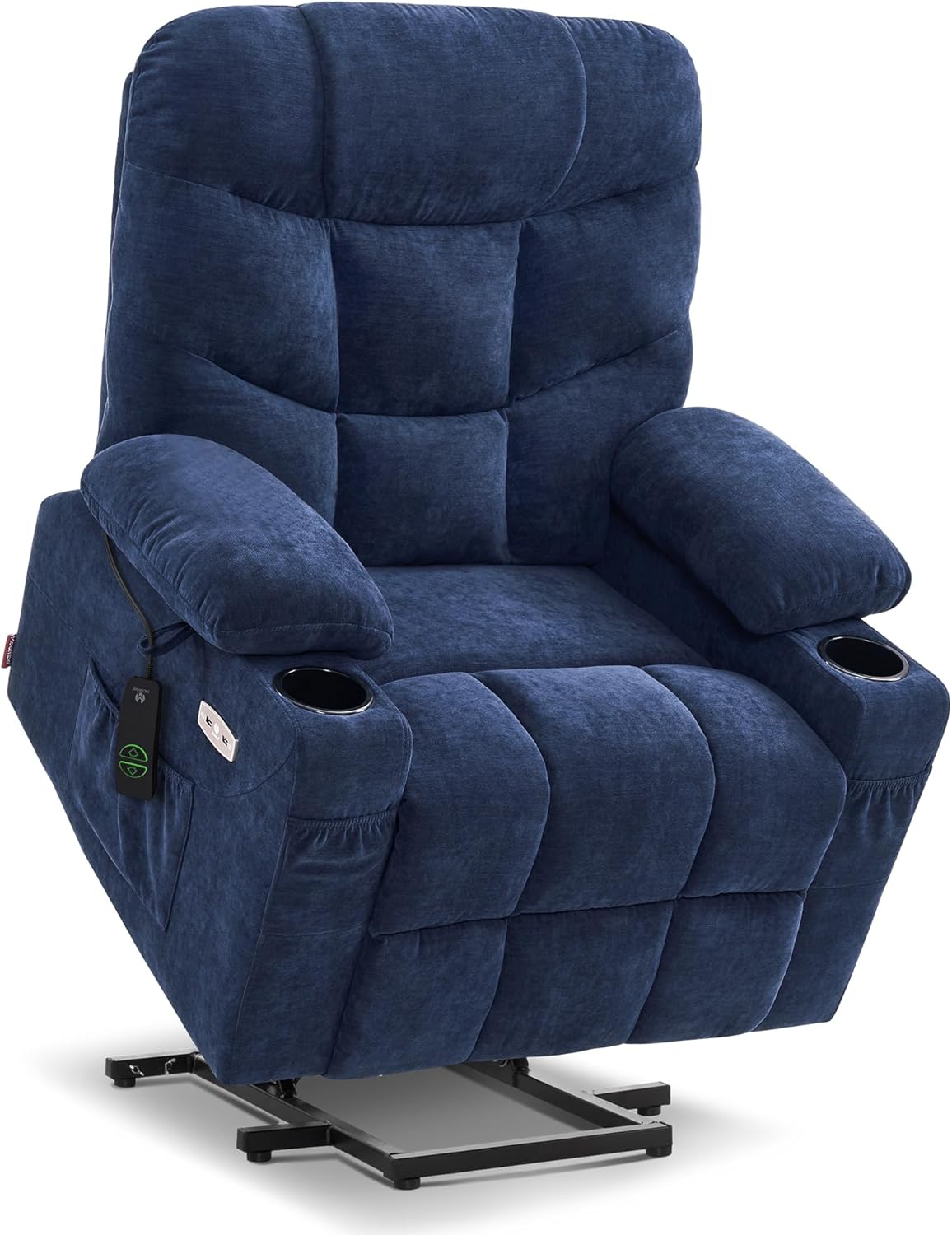 MCombo Power Lift Recliner Chair for Elderly with Extended Footrest Fabric