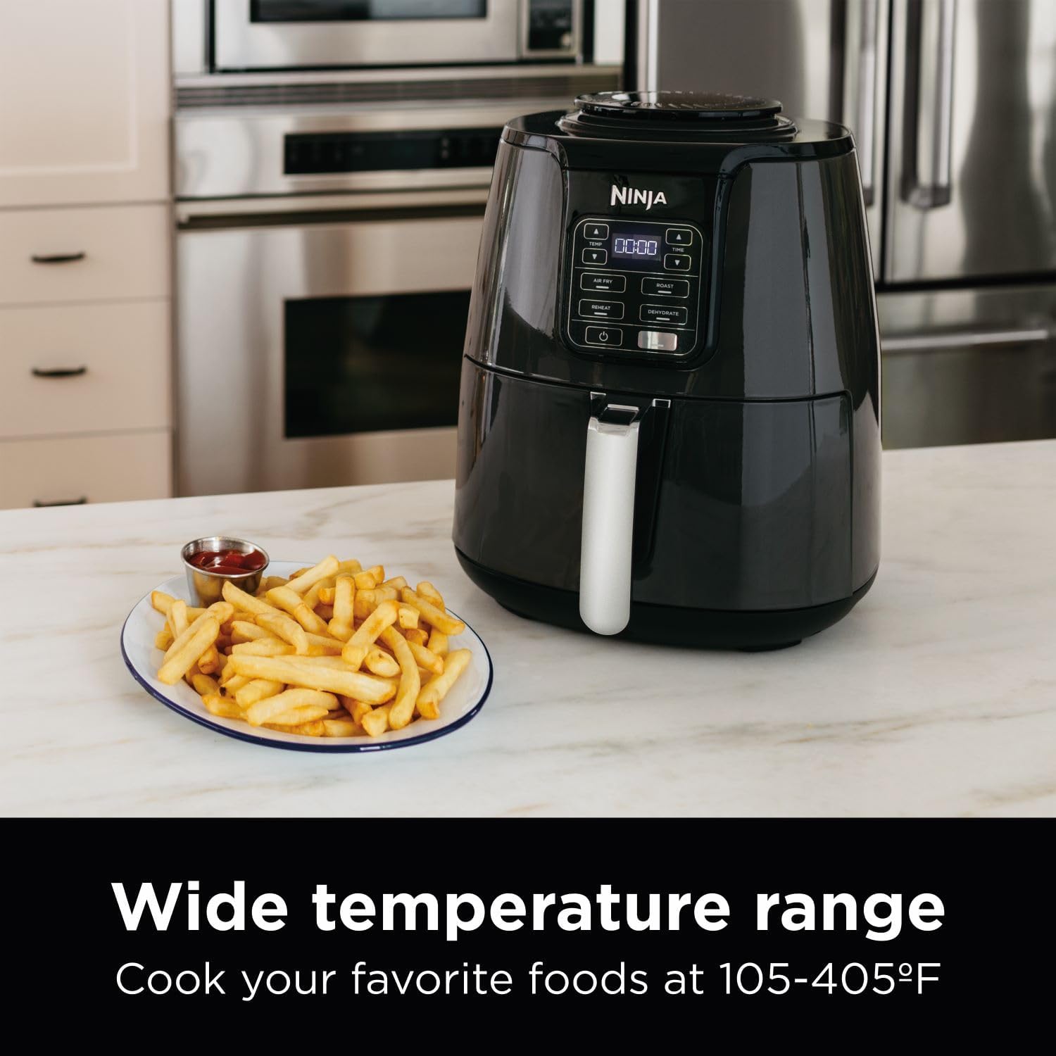 Ninja 4 Quart Air Fryer 4 in 1 Compact Oil Less Cooker for Healthy Meals