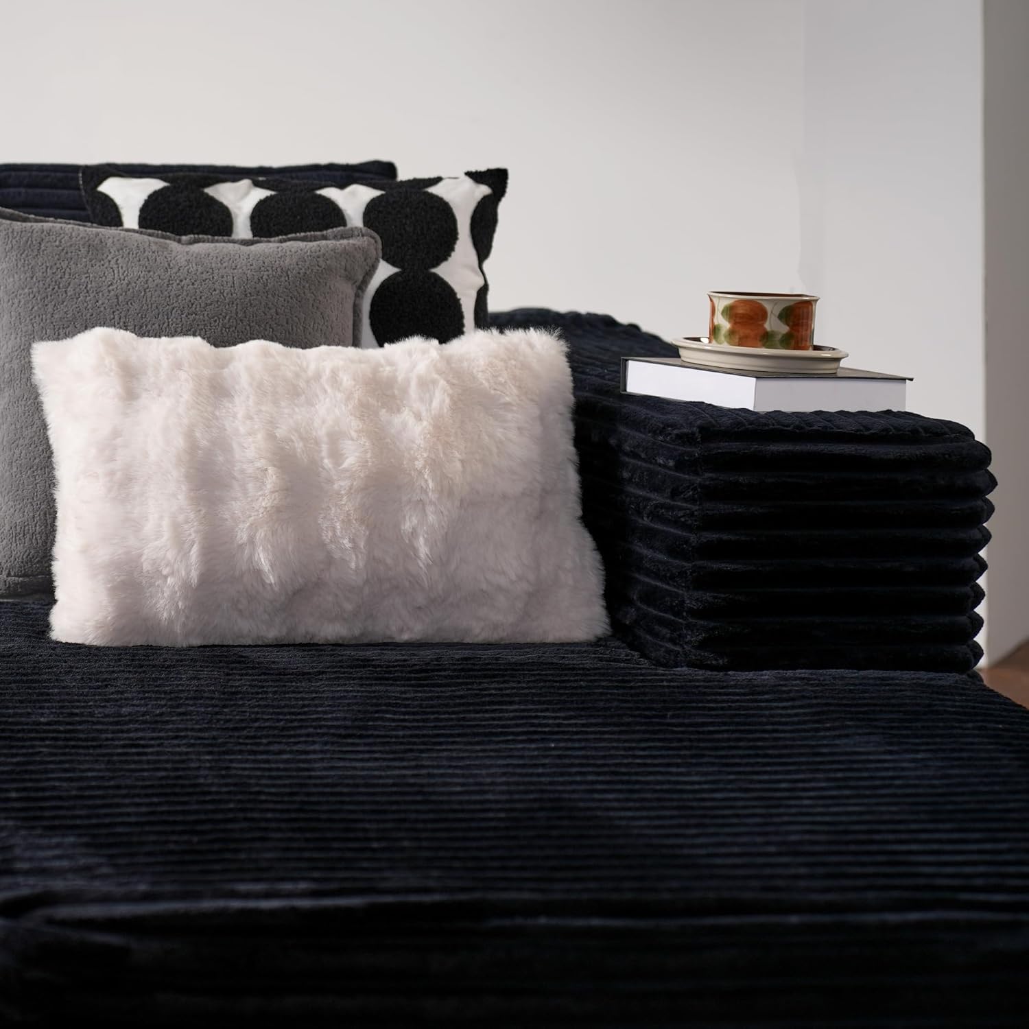 ovios Cloud Sectional Couch with L Shape Chaise Modern Modular Sofa