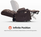 MCombo Large Power Lift Recliner Chair with Dual Motor Massage Heat Faux Leather