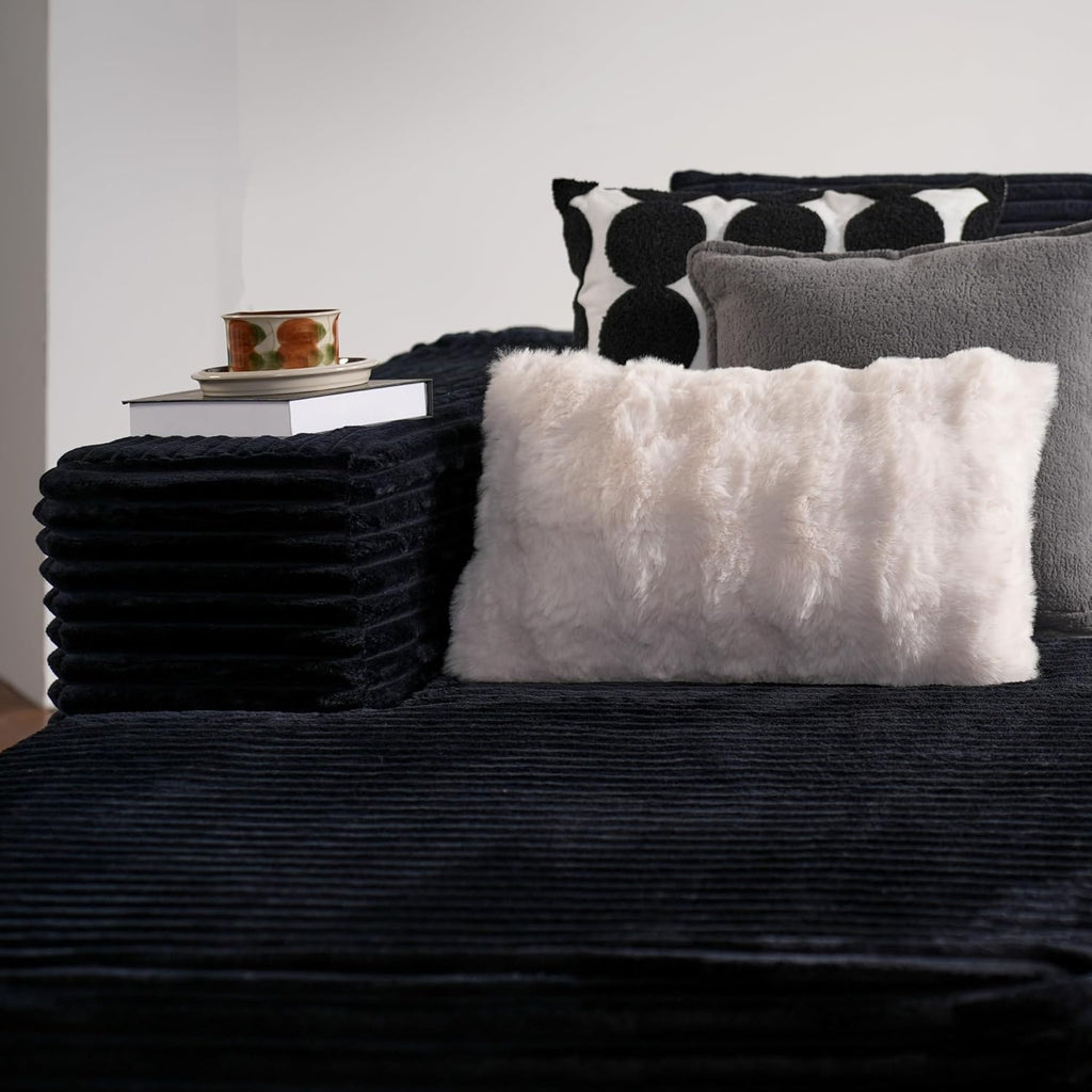 ovios Cloud Sectional Couch with L Shape Chaise Modern Modular Sofa
