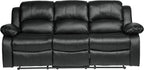 Lexicon Humphreys Loveseat Recliner Double Reclining Sofa Faux Leather
