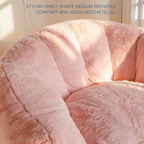 MAXYOYO Giant Bean Bag Chair Oversized Faux Fur Sofa for Adults Kids
