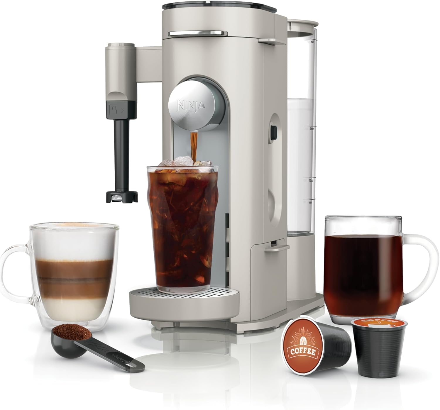 Ninja Single Serve Coffee Maker 56oz Removable Water Reservoir