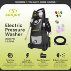 Sun Joe SPX3000 Electric Pressure Washer 2030 PSI 1.2 GPM with Dual Soap Tanks