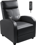 Homall Modern Recliner Chair PU Leather Padded Seat Single Sofa