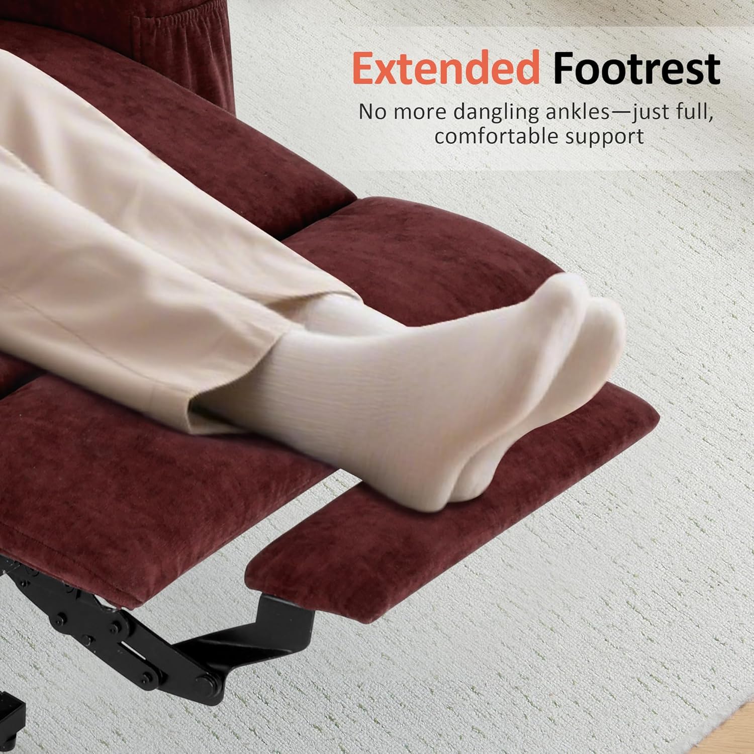 MCombo Power Lift Recliner Chair for Elderly with Heat Massage USB Cup Holders
