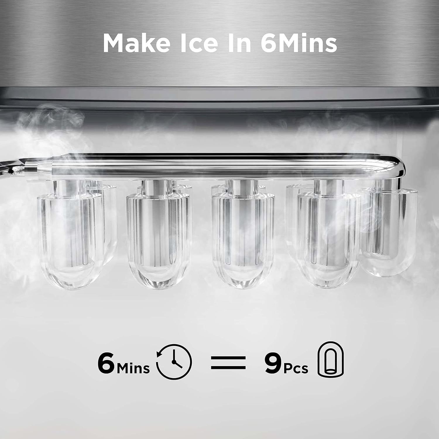 Silonn Nugget Ice Maker Countertop 33lbs Daily Soft Chewable Ice Machine