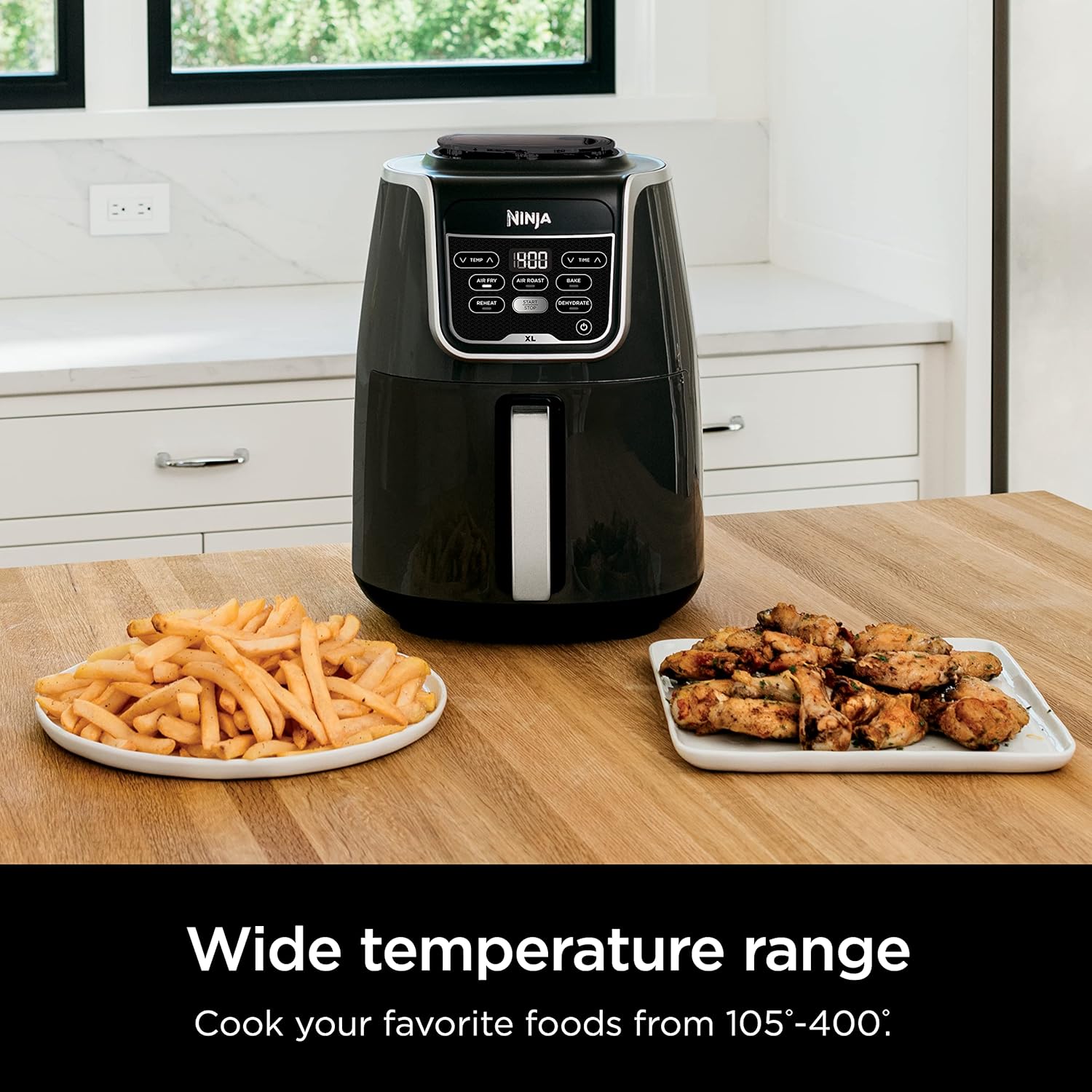 Ninja 4 Quart Air Fryer 4 in 1 Compact Oil Less Cooker for Healthy Meals