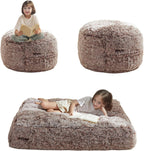 MAXYOYO Convertible Bean Bag Chair Bed for Kids with Foam Filling