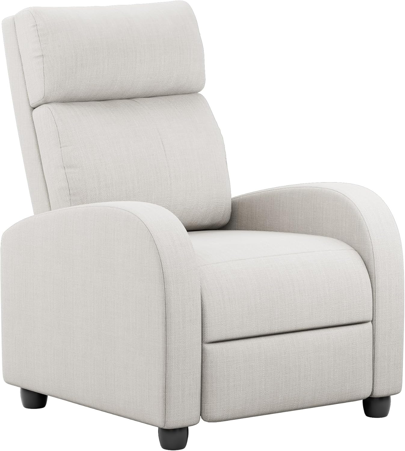 Homall Modern Recliner Chair PU Leather Padded Seat Single Sofa Home Theater