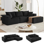 Weture 108" Modular Sectional Sofa Deep Seat Cloud L-Shape Couch with Chaise