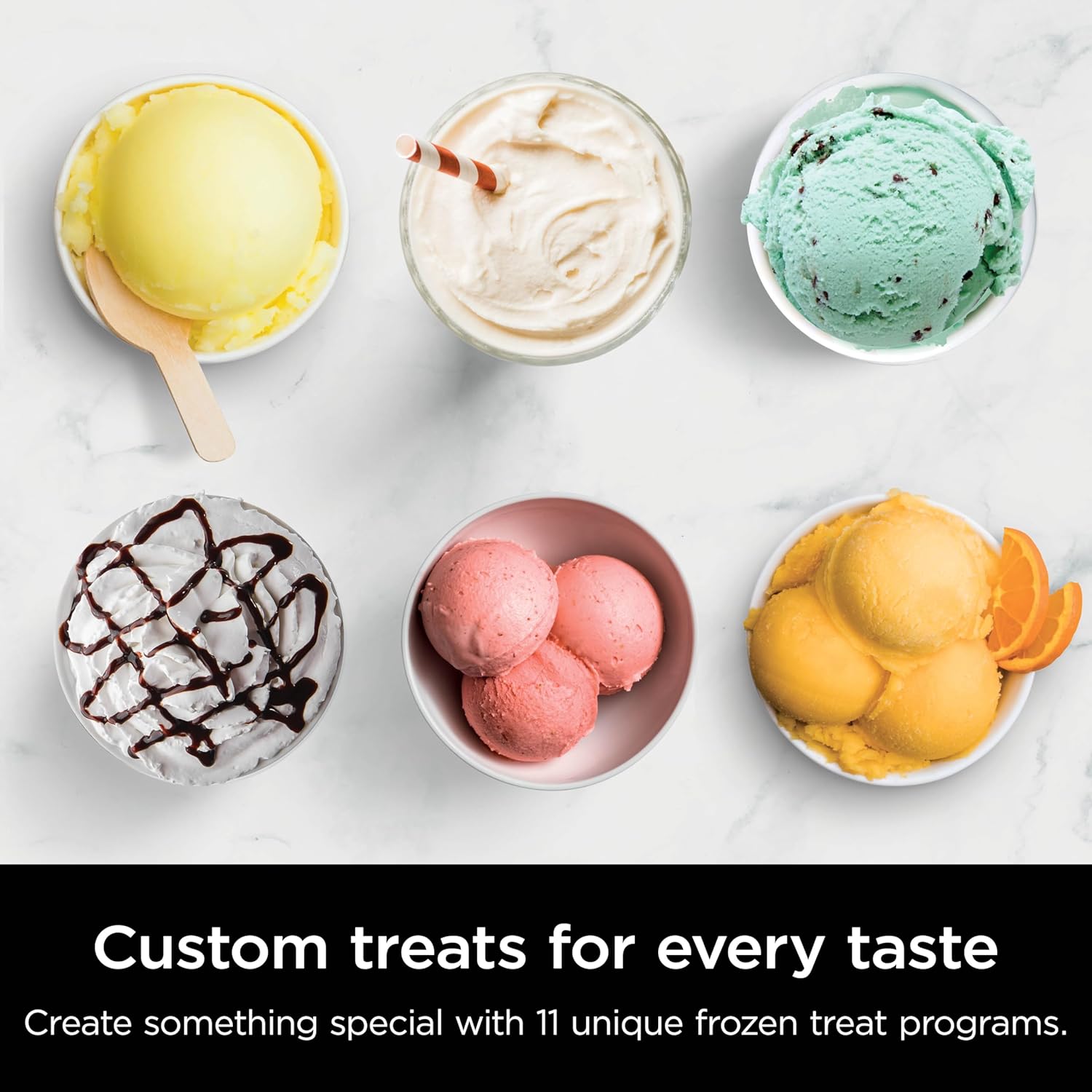Ninja Ice Cream Maker with 7 One Touch Programs for Gelato Milkshakes Sorbet Smoothie Bowls
