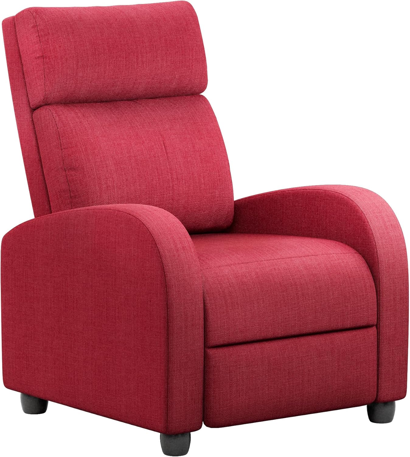 Homall Modern Recliner Chair PU Leather Padded Seat Single Sofa Home Theater