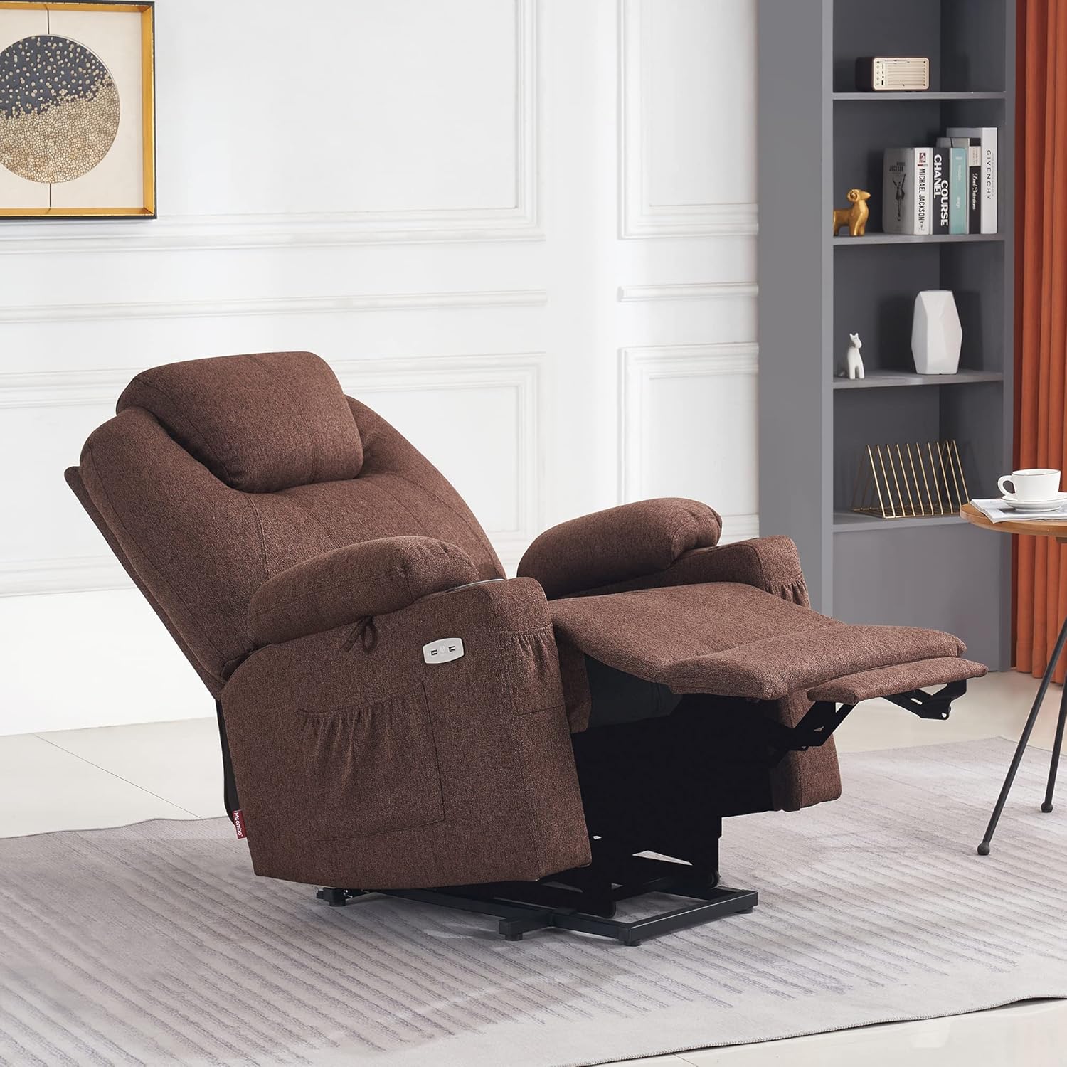 MCombo Power Lift Recliner Chair for Elderly with Heat Massage USB Cup Holders