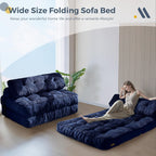 MAXYOYO Folding Sofa Bed Convertible Sleeper Chair with Pillow