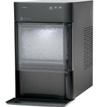 Profile Nugget Ice Maker Countertop 38lbs Smart WiFi Black Stainless Steel