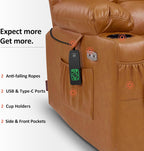 MCombo Dual Motor Power Lift Recliner Chair for Elderly with Heat Massage USB