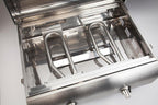 Cuisinart Portable Propane Gas Grill 2 Burner Stainless Steel Tabletop BBQ
