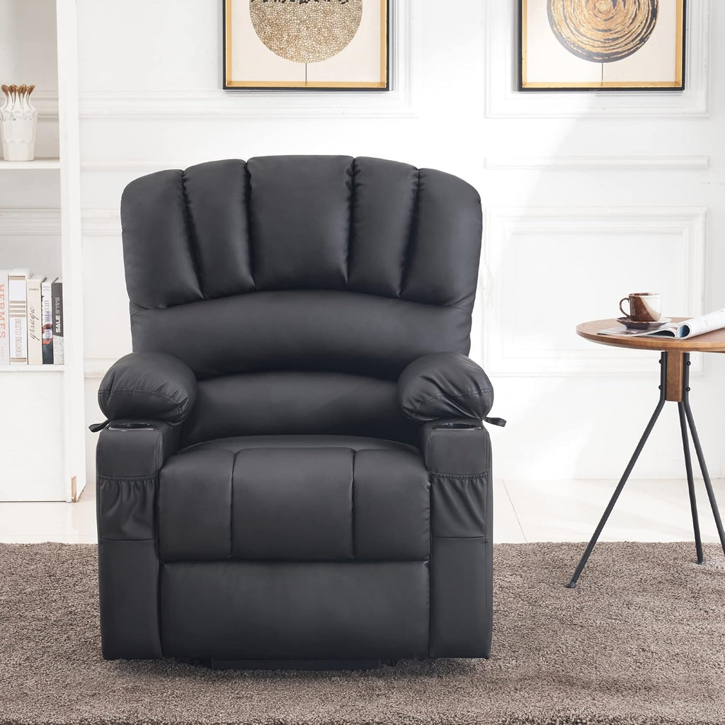 MCombo Power Lift Recliner Chair for Elderly with Heat Massage USB Cup Holders