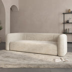 Acanva Luxury Velvet Sofa 3 Seater Modern Curved Back Couch for Living Room