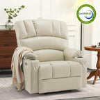 MCombo Power Lift Recliner Chair for Elderly with Heat Massage USB Cup Holders