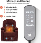 MCombo Power Lift Recliner Chair for Elderly with Heat Massage USB Cup Holders