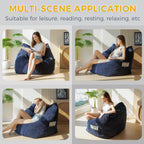MAXYOYO Bean Bag Chair Floor Sofa with Handle and Pocket for Adults and Kids