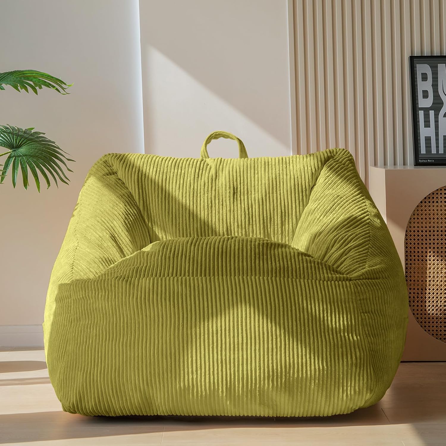 MAXYOYO Bean Bag Chair Floor Sofa with Handle and Pocket for Adults and Kids