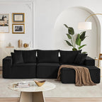 Weture 108" Modular Sectional Sofa Deep Seat Cloud L-Shape Couch with Chaise
