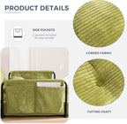 MAXYOYO Adjustable Floor Sofa Bed with Armrest Double Black Foldable Sleeper