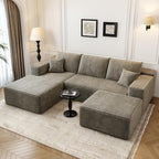 Settab Cloud Modular Sectional Sofa U Shaped Deep Seat Living Room Couch