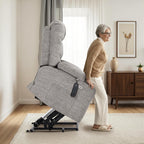 MCombo Power Lift Recliner Chair for Elderly with Extended Footrest Fabric