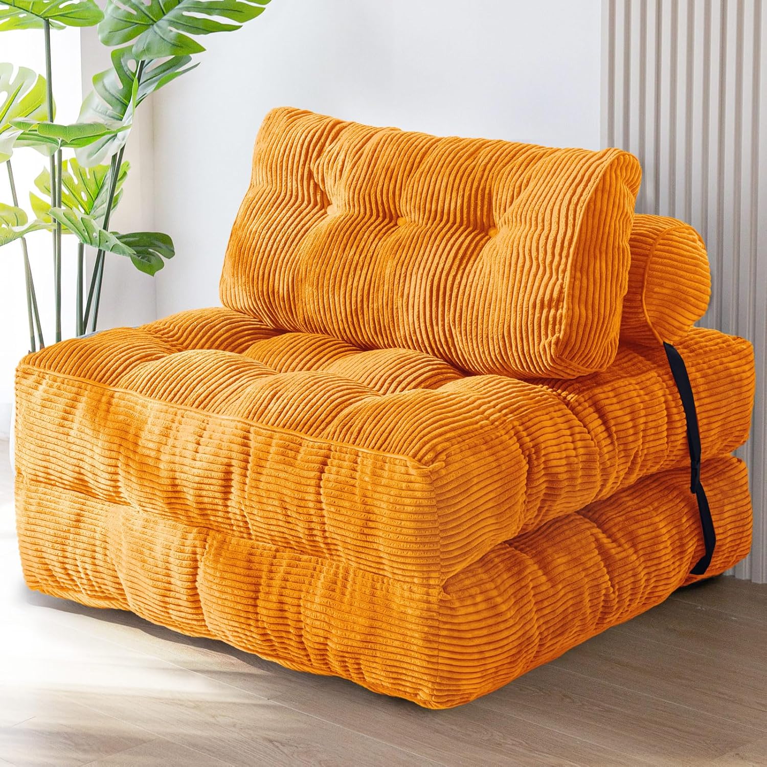 MAXYOYO Folding Sofa Bed Convertible Sleeper Chair with Pillow