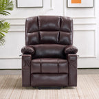 MCombo Large Power Lift Recliner Chair with Dual Motor Massage Heat Faux Leather