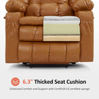 MCombo Dual Motor Power Lift Recliner Chair for Elderly with Heat Massage USB