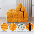 MAXYOYO Folding Sofa Bed Convertible Sleeper Chair with Pillow
