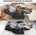 MCombo Power Lift Recliner Chair for Elderly with Extended Footrest Fabric