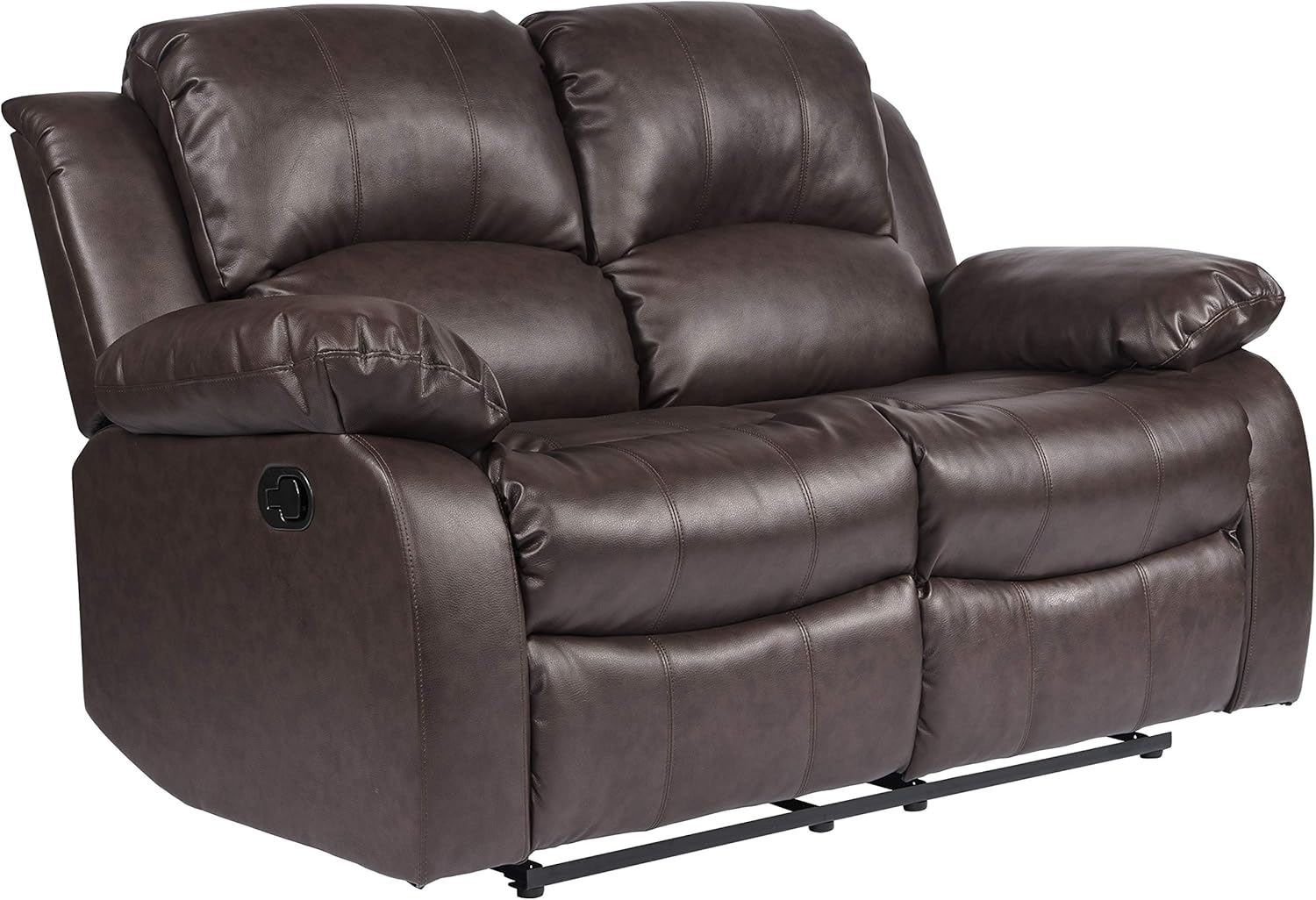 Lexicon Humphreys Loveseat Recliner Double Reclining Sofa Faux Leather