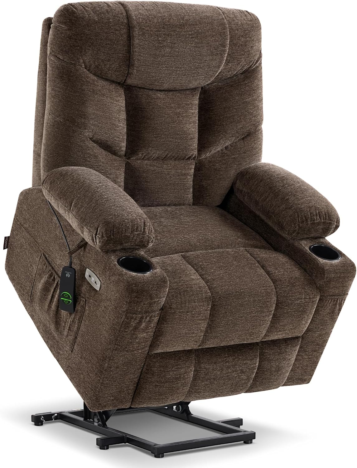 MCombo Power Lift Recliner Chair for Elderly with Extended Footrest Fabric