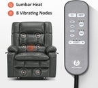 MCombo Dual Motor Power Lift Recliner Chair for Elderly with Heat Massage USB